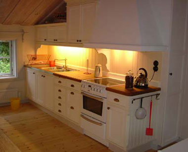 Tallkotte köket installerat